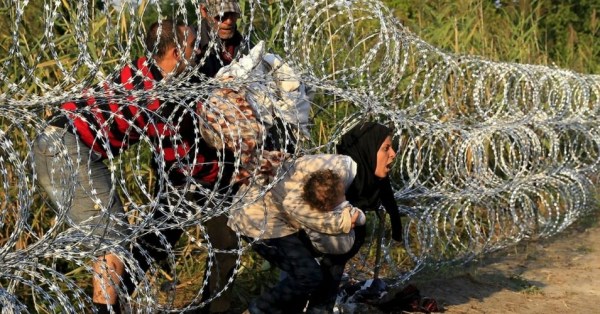 Hungary border fence september