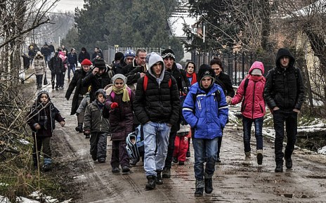The other exodus - Kosovar heading north - February Getty
