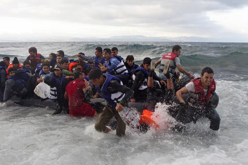 To Lesbos  oct 2 2015 - Reuters